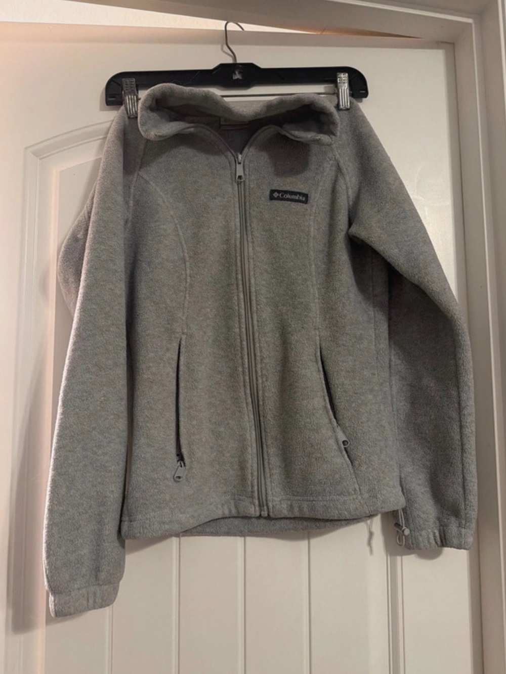 Columbia Adult Gray Fleece Jacket - Cozy Full-Zip Hoodie